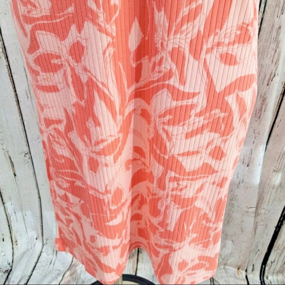 Nine West Women's XXL Pink Floral Halter Maxi Dress Beach Summer Mexico Vacation - Picture 4 of 13